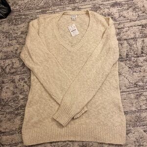 NWT J Crew tan sweater